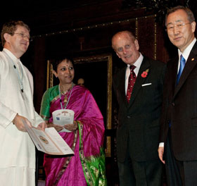 Shaunaka, Prince Philip and Ban Ki-moon