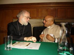 Archbishop of Canterbury Dr Rowan Williams and Sri Shruti Dharma Das Ji